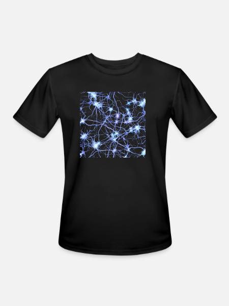 Human Body Cell - Men's Moisture Wicking Performance T-Shirt - black