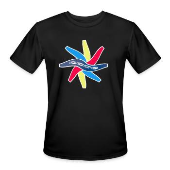 core - Men's Moisture Wicking Performance T-Shirt - black - Front - Jackson (183cm)