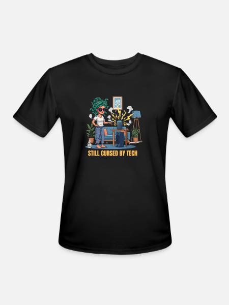 Snake Commands Not Recognized - Men's Moisture Wicking Performance T-Shirt - black