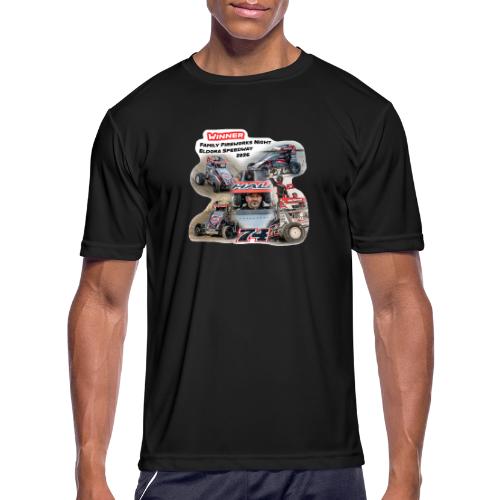 Luke Hall - Eldora Speedway FFN#1 Design 1 - Men's Moisture Wicking Performance T-Shirt