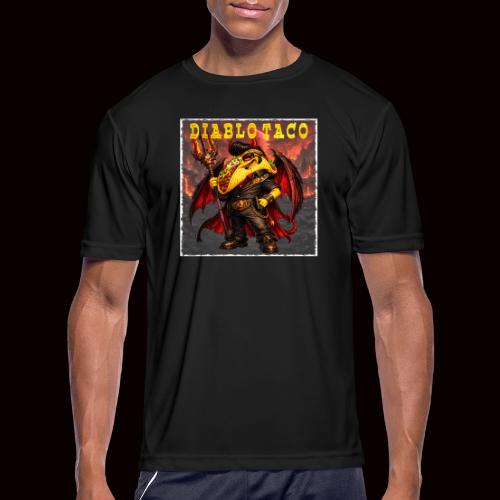 The Diablo Taco Spicy Demon Character - Men's Moisture Wicking Performance T-Shirt