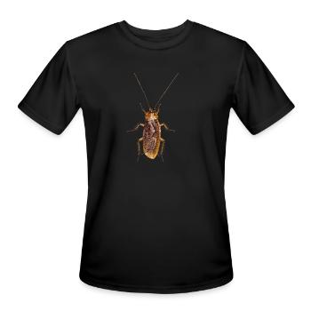 BEDAZZLED ROACH - Men's Moisture Wicking Performance T-Shirt - black - Front - Jackson (183cm)