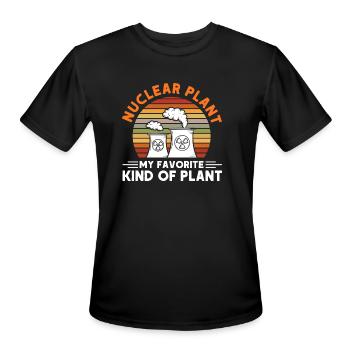 Nuclear Engineer Nuclear Plant My Favorite Kind Of - Men's Moisture Wicking Performance T-Shirt - black - Front - Jackson (183cm)