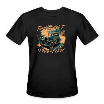 Ford Model T 1908 1927 - Men's Moisture Wicking Performance T-Shirt - black - Front - Jackson (183cm)