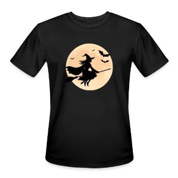 Witch s Escape - Men's Moisture Wicking Performance T-Shirt - black - Front - Jackson (183cm)