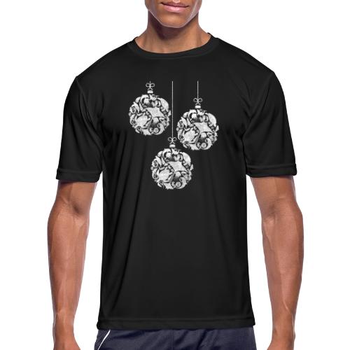 Coastal Christmas Ornament Group White - Men's Moisture Wicking Performance T-Shirt