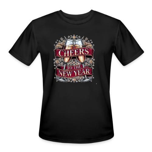 New Year's Champagne T-Shirt - Men's Moisture Wicking Performance T-Shirt