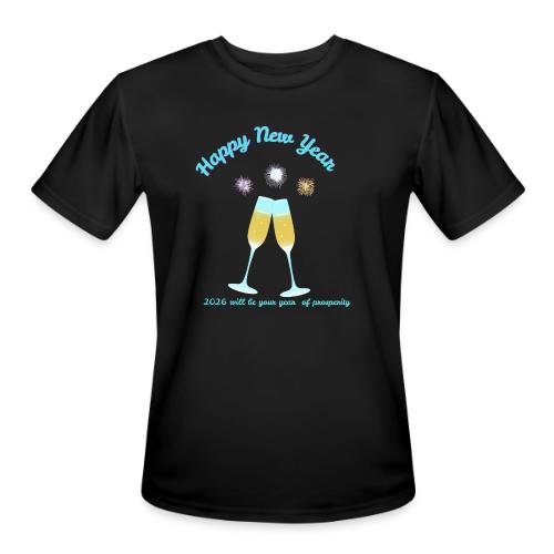 Happy New Year 2026 Prosperity Design - Men's Moisture Wicking Performance T-Shirt