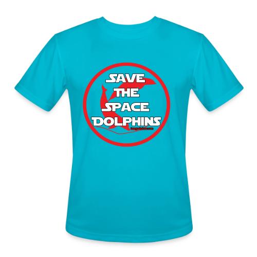 Save The Space Dolphins - Men's Moisture Wicking Performance T-Shirt