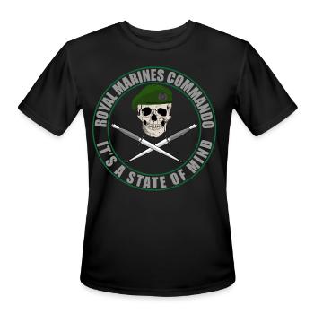 RMC Skull - Men's Moisture Wicking Performance T-Shirt - black - Front - Jackson (183cm)