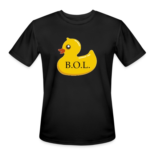 Official B.O.L. Ducky Duck Logo - Men's Moisture Wicking Performance T-Shirt
