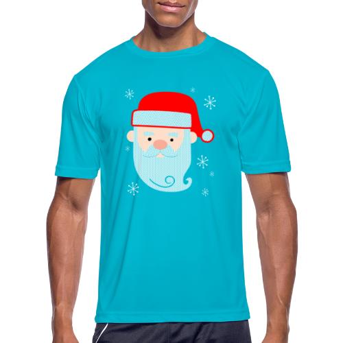 Santa Claus Texture - Men's Moisture Wicking Performance T-Shirt