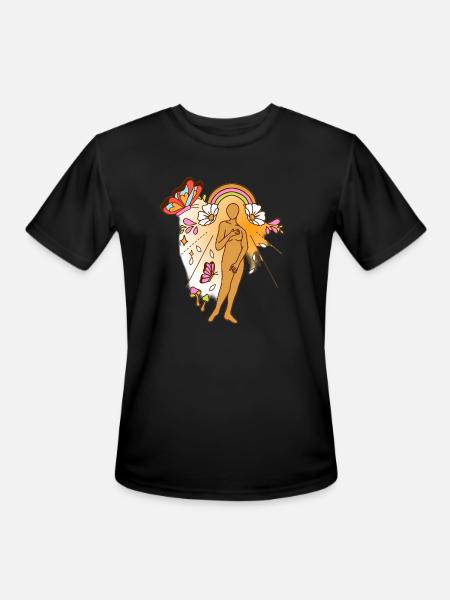 Custom Creations - Men's Moisture Wicking Performance T-Shirt - black