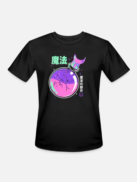 Poison Magicat - Men's Moisture Wicking Performance T-Shirt - black