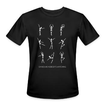 Don't Just Dance 'Til Dawn, Dance 'Til Forever! - Men's Moisture Wicking Performance T-Shirt - black - Front - Jackson (183cm)