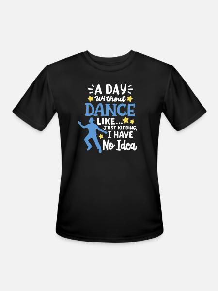 Dance Dancer Dancing - Men's Moisture Wicking Performance T-Shirt - black