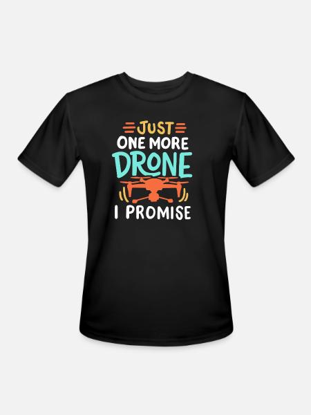 Drone Pilot Drone Racer - Men's Moisture Wicking Performance T-Shirt - black