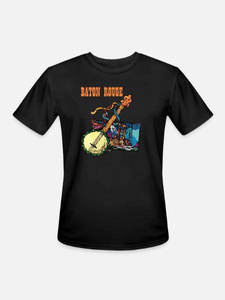 Baton Rouge - Men's Moisture Wicking Performance T-Shirt - black