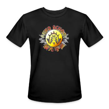 Reiko Daybreak School Emblem Sunrise - Men's Moisture Wicking Performance T-Shirt - black - Front - Jackson (183cm)