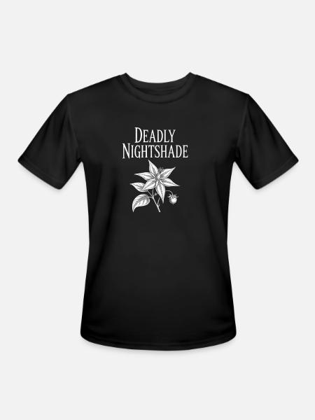 Deadly Nightshade Deadly Nightshade - Men's Moisture Wicking Performance T-Shirt - black