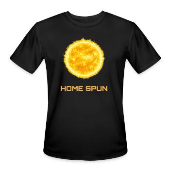 Sunburst Home Spun Solar T-shirt - Men's Moisture Wicking Performance T-Shirt - black - Front - Jackson (183cm)