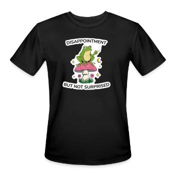 Disappointment But Not Surprised - Men's Moisture Wicking Performance T-Shirt - black - Front - Jackson (183cm)