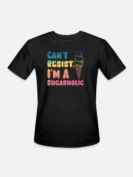 Sugarholic Ice Cream Pop - Men's Moisture Wicking Performance T-Shirt - black