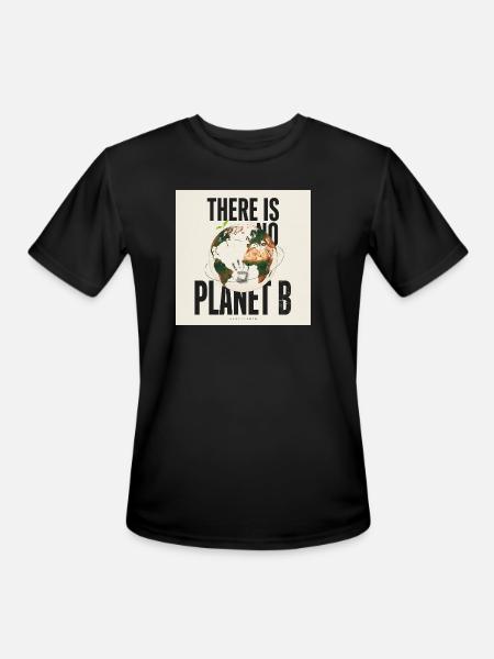 There Is No Planet B - Men's Moisture Wicking Performance T-Shirt - black