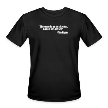Ohio needs an ass kicker not an ass kisser - Men's Moisture Wicking Performance T-Shirt - black - Front - Jackson (183cm)