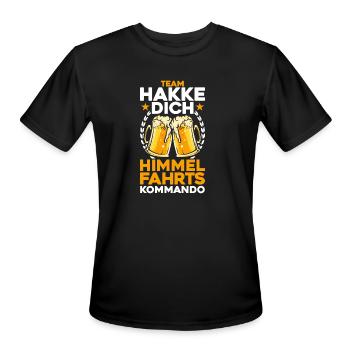 Beer - Men's Moisture Wicking Performance T-Shirt - black - Front - Jackson (183cm)