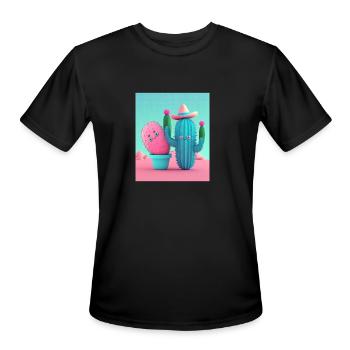 Pregnancy Announcement Party Mexican Keeper Of - Men's Moisture Wicking Performance T-Shirt - black - Front - Jackson (183cm)