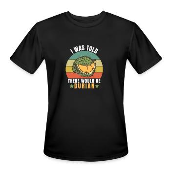 Durian Funny Quotes - Men's Moisture Wicking Performance T-Shirt - black - Front - Jackson (183cm)