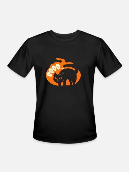 Cat Funny - Men's Moisture Wicking Performance T-Shirt - black