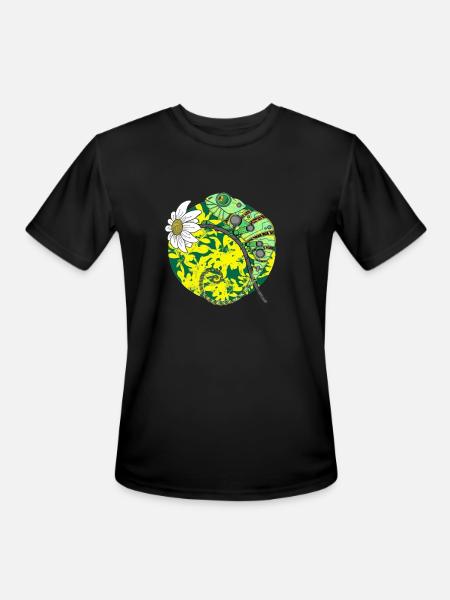 chameleon - Men's Moisture Wicking Performance T-Shirt - black