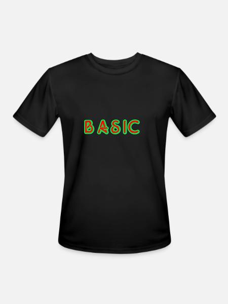 Basic - Men's Moisture Wicking Performance T-Shirt - black