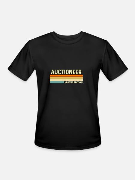 Auctioneer Limited edition - Men's Moisture Wicking Performance T-Shirt - black