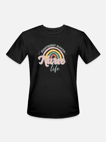 Nurse life - Men's Moisture Wicking Performance T-Shirt - black