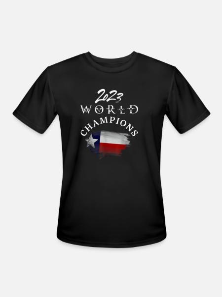 2023 world champions - Men's Moisture Wicking Performance T-Shirt - black