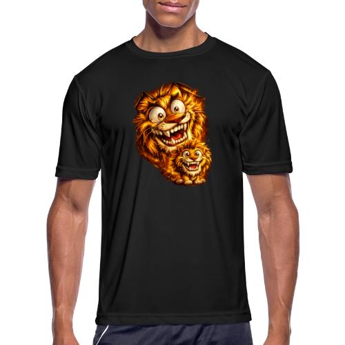 Crazy Double Lion Streetwear - Men's Moisture Wicking Performance T-Shirt