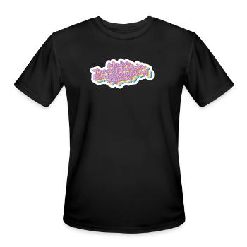 Make Transphobia Embarrassing Again - Men's Moisture Wicking Performance T-Shirt - black - Front - Jackson (183cm)