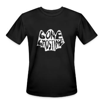 Gone Ghosting Halloween Ghost - Men's Moisture Wicking Performance T-Shirt - black - Front - Jackson (183cm)