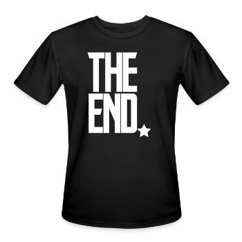 The End Game Screen - Men's Moisture Wicking Performance T-Shirt - black - Front - Jackson (183cm)