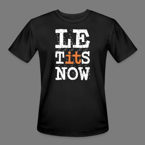 Merry Christmas 2023 - Let it Snow Funny saying - Men's Moisture Wicking Performance T-Shirt