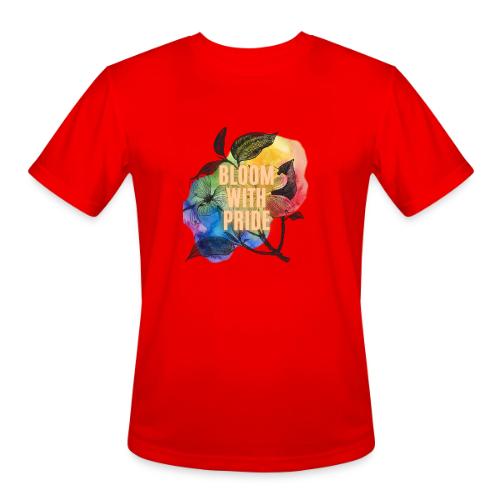 Bloom With Pride - Men's Moisture Wicking Performance T-Shirt