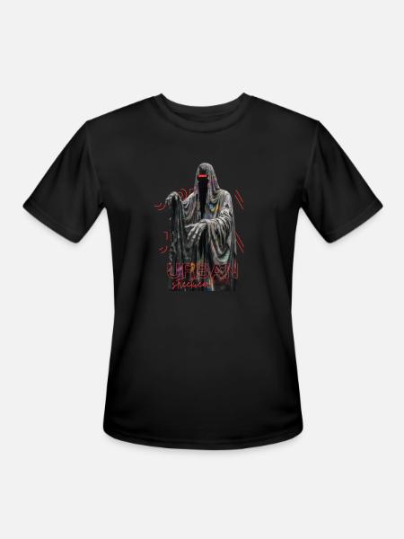 Urban_Streets-Ghost - Men's Moisture Wicking Performance T-Shirt - black