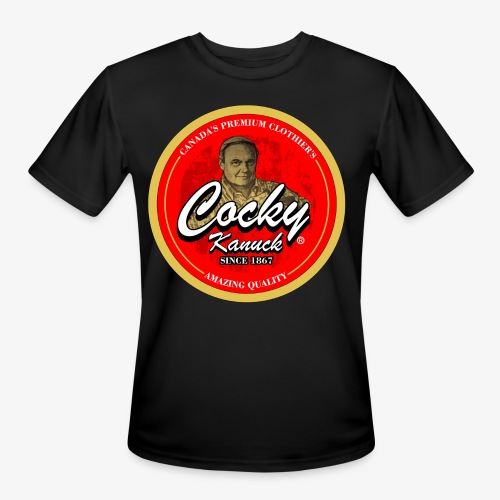 Cocky Dipper Vintage Tee - Men's Moisture Wicking Performance T-Shirt