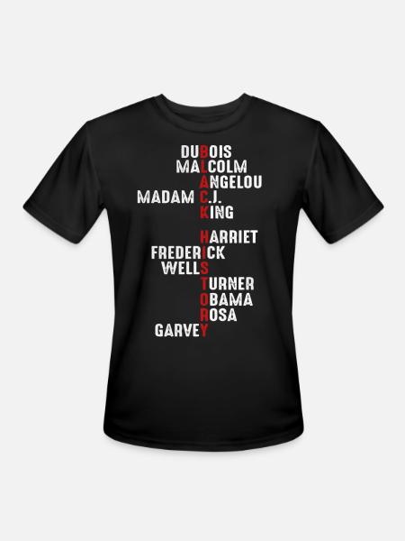 Black history shirt - Men's Moisture Wicking Performance T-Shirt - black