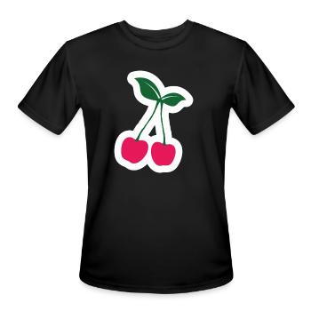 Fruits - Men's Moisture Wicking Performance T-Shirt - black - Front - Jackson (183cm)