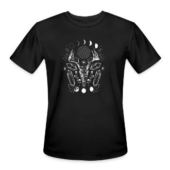 Dark Deer - Men's Moisture Wicking Performance T-Shirt - black - Front - Jackson (183cm)