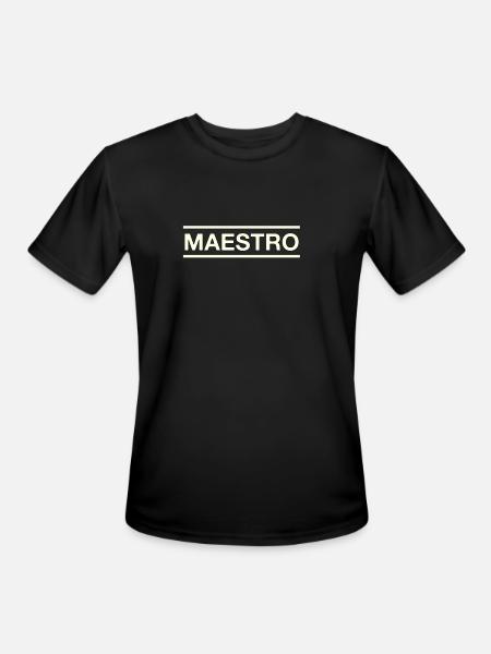 Maestro - Men's Moisture Wicking Performance T-Shirt - black